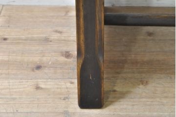 中古　飛騨産業　PROVINCIAL(プロヴィンシャル・プロビンシャル)　素朴な風合いが温かみのあるトリッスルベンチ(長椅子、板座チェア、ダイニングベンチ、飾り台)(定価約24万円)(R-074015)