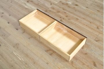 中古　北海道民芸家具　シックな佇まいが魅力的な品格あるカップボード(食器棚、収納棚、戸棚)(R-074021)