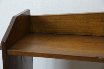 和製アンティーク　栓材　象嵌　どこか懐かしい雰囲気の漂う楔(くさび)式本棚　(R-074022)