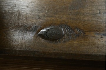 和製アンティーク　栓材　象嵌　どこか懐かしい雰囲気の漂う楔(くさび)式本棚　(R-074022)