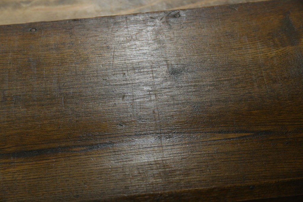 和製アンティーク　栓材　象嵌　どこか懐かしい雰囲気の漂う楔(くさび)式本棚　(R-074022)