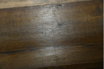 和製アンティーク　栓材　象嵌　どこか懐かしい雰囲気の漂う楔(くさび)式本棚　(R-074022)