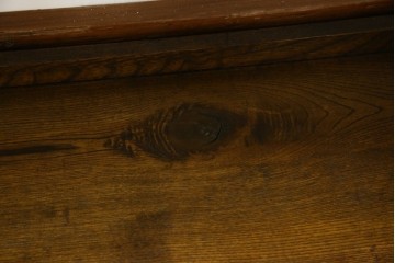 和製アンティーク　栓材　象嵌　どこか懐かしい雰囲気の漂う楔(くさび)式本棚　(R-074022)