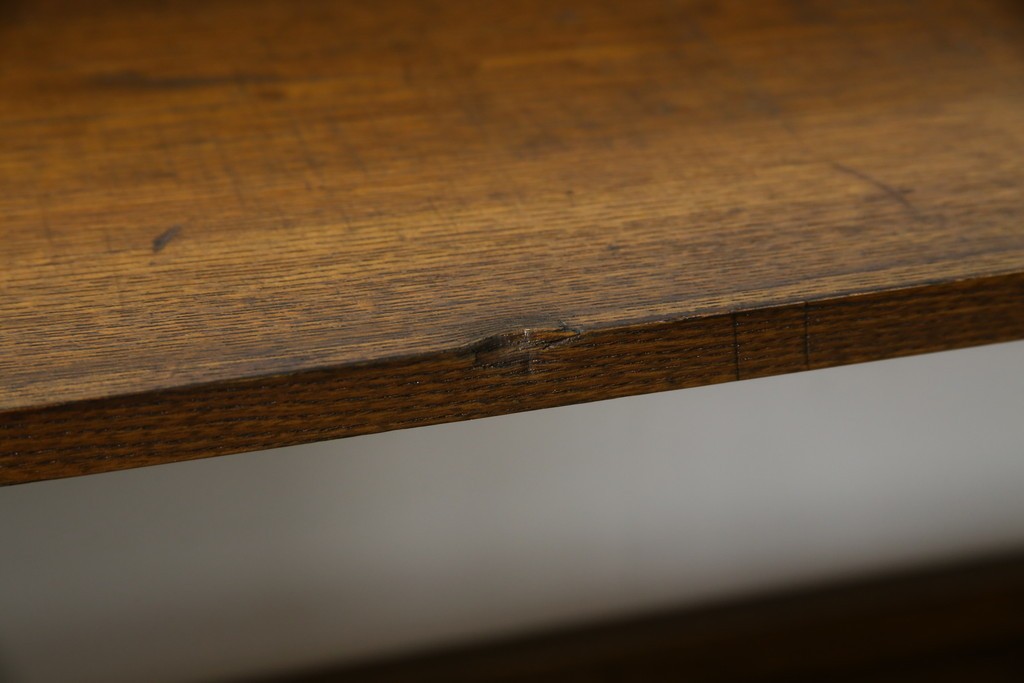 和製アンティーク　栓材　象嵌　どこか懐かしい雰囲気の漂う楔(くさび)式本棚　(R-074022)