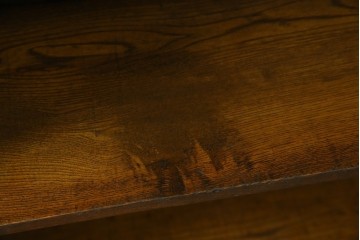 和製アンティーク　栓材　象嵌　どこか懐かしい雰囲気の漂う楔(くさび)式本棚　(R-074022)