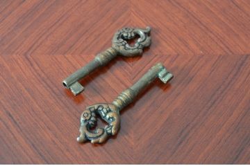 中古　美品　象嵌(マーケットリー)　珍しいシリンダートップのライティングビューロー(ワークデスク、簿記机、引き出し、在宅用、在宅ワーク用)(R-074029)