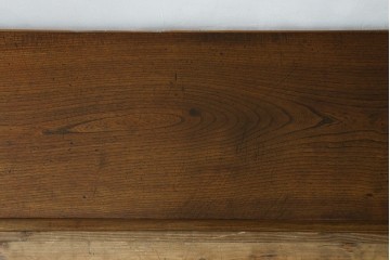 和製アンティーク　総欅(ケヤキ)材　シンプルなデザインで取り入れやすい置き床　(R-074032)