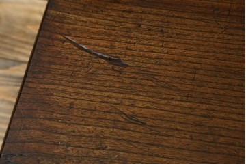 和製アンティーク　総欅(ケヤキ)材　シンプルなデザインで取り入れやすい置き床　(R-074032)