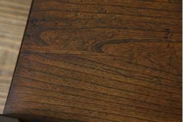 和製アンティーク　総欅(ケヤキ)材　シンプルなデザインで取り入れやすい置き床　(R-074032)