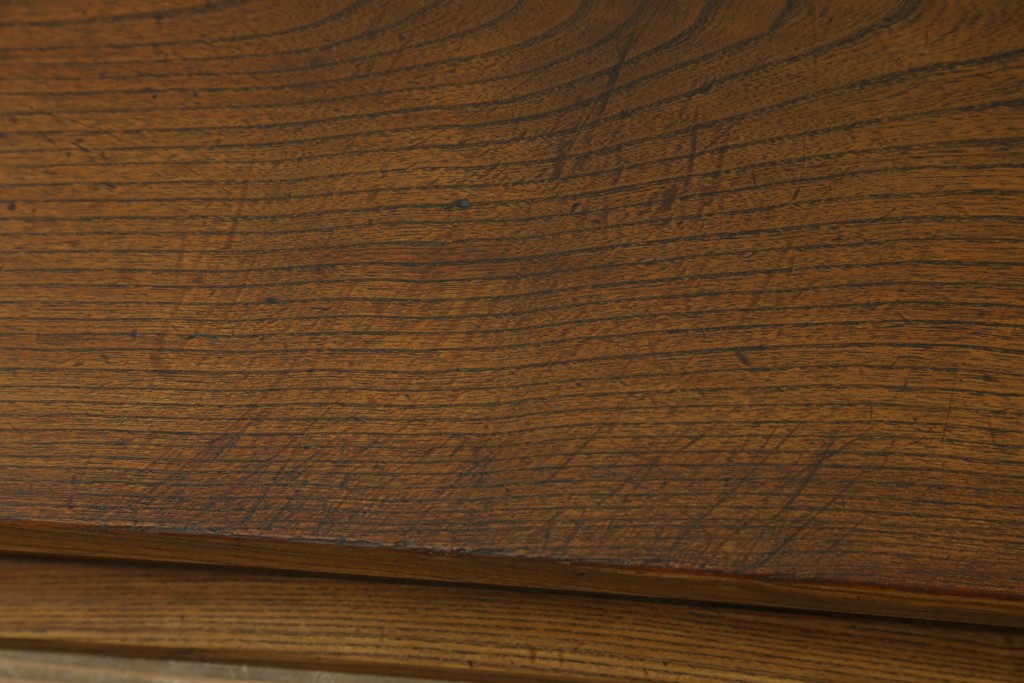 和製アンティーク　総欅(ケヤキ)材　シンプルなデザインで取り入れやすい置き床　(R-074032)