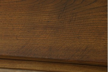 和製アンティーク　総欅(ケヤキ)材　シンプルなデザインで取り入れやすい置き床　(R-074032)