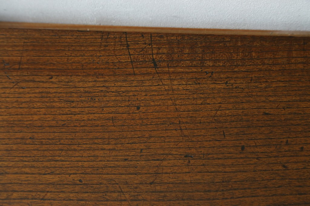 和製アンティーク　総欅(ケヤキ)材　シンプルなデザインで取り入れやすい置き床　(R-074032)