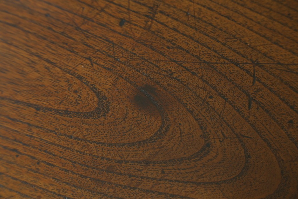 和製アンティーク　総欅(ケヤキ)材　シンプルなデザインで取り入れやすい置き床　(R-074032)