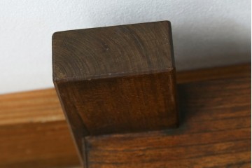 和製アンティーク　総欅(ケヤキ)材　シンプルなデザインで取り入れやすい置き床　(R-074032)