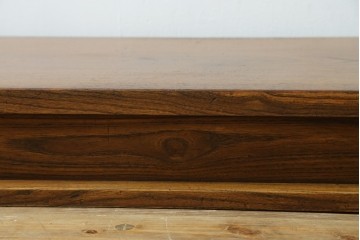 和製アンティーク　総欅(ケヤキ)材　シンプルなデザインで取り入れやすい置き床　(R-074032)