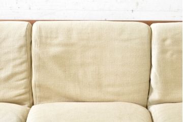 デンマークビンテージ　レア!!　komfort　チーク材　ナチュラルテイストのお部屋におすすめの3人掛けソファ(3P、三人掛け、3シーター、トリプルソファ、アームソファ、北欧、ヴィンテージ)(R-074046)