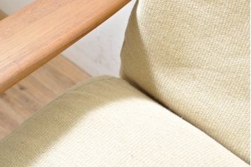 デンマークビンテージ　レア!!　komfort　チーク材　ナチュラルテイストのお部屋におすすめの3人掛けソファ(3P、三人掛け、3シーター、トリプルソファ、アームソファ、北欧、ヴィンテージ)(R-074046)