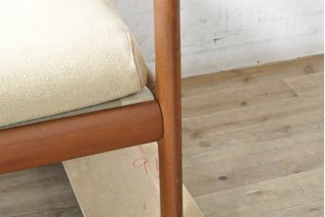 デンマークビンテージ　レア!!　komfort　チーク材　ナチュラルテイストのお部屋におすすめの3人掛けソファ(3P、三人掛け、3シーター、トリプルソファ、アームソファ、北欧、ヴィンテージ)(R-074046)