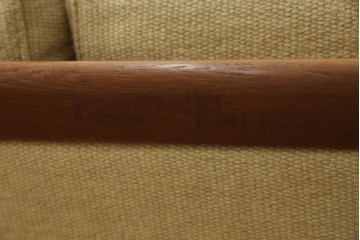 デンマークビンテージ　レア!!　komfort　チーク材　ナチュラルテイストのお部屋におすすめの3人掛けソファ　(R-074046)