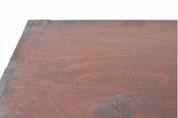 和製アンティーク　前面栗材　和の空間を引き立てる重ね米沢箪笥(重ね箪笥、和たんす、時代箪笥、衣装箪笥、収納タンス、引き出し)(R-074050)