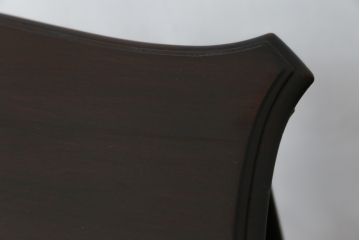 イギリスアンティーク　マホガニー材　落ち着いた木の色味が魅力的!! 透かし彫り入りのリボルビングブックシェルフ(ブックケース、本棚、書棚、回転式、マガジンラック、英国)(R-074054)