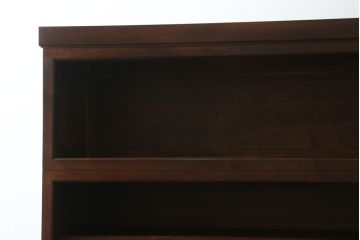 中古　美品!!　松本民芸家具　和モダンな雰囲気を醸し出す舞良型食器棚(キャビネット、水屋箪笥、収納棚、戸棚)(定価約133万円)(R-074061)