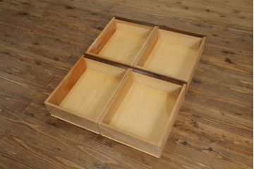 中古　美品!!　松本民芸家具　和モダンな雰囲気を醸し出す舞良型食器棚(キャビネット、水屋箪笥、収納棚、戸棚)(定価約133万円)(R-074061)