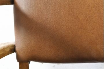 和製ビンテージ　落ち着いた雰囲気が素敵なデスクチェア(回転チェア、回転椅子、イス、ドクターチェア、オフィスチェア、アームチェア、ヴィンテージ)(R-074068)