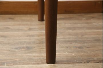 和製ビンテージ　チーク材　シンプルなデザインで取り入れやすいエクステンションテーブル(ダイニングテーブル、4人掛け、6人掛け、ヴィンテージ)(R-074069)