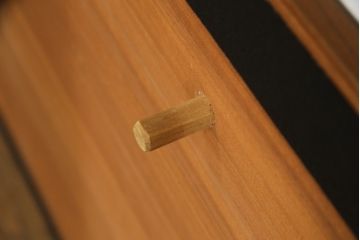 和製ビンテージ　チーク材　シンプルなデザインで取り入れやすいエクステンションテーブル(ダイニングテーブル、4人掛け、6人掛け、ヴィンテージ)(R-074069)