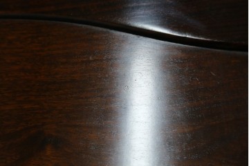 和製ヴィンテージ　螺鈿(ラデン)細工　象嵌入り　凝ったデザインが目を惹くアームチェア2脚セット　(R-074072)
