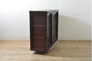 中古　美品　上質な和の空間を演出する水屋箪笥サイドボード(サイドキャビネット、収納棚、戸棚、食器棚)(R-074080)
