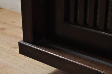中古　美品　上質な和の空間を演出する水屋箪笥サイドボード(サイドキャビネット、収納棚、戸棚、食器棚)(R-074080)