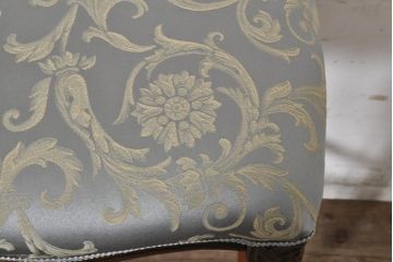 中古　美品　イギリス製　ビーチ材　品のある佇まいが魅力的な猫脚ハイスツール(ハイチェア、カウンターチェア、カウンタースツール、椅子、イス、英国)(R-074086)