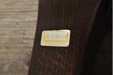 中古　美品　イギリス製　ビーチ材　品のある佇まいが魅力的な猫脚ハイスツール(ハイチェア、カウンターチェア、カウンタースツール、椅子、イス、英国)(R-074086)