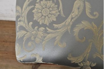 中古　美品　イギリス製　ビーチ材　品のある佇まいが魅力的な猫脚ハイスツール(ハイチェア、カウンターチェア、カウンタースツール、椅子、イス、英国)(R-074087)