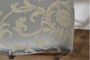 中古　美品　イギリス製　ビーチ材　品のある佇まいが魅力的な猫脚ハイスツール(ハイチェア、カウンターチェア、カウンタースツール、椅子、イス、英国)(R-074087)