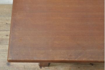 和製ビンテージ　青林製作所　チーク材　シンプルなデザインが取り入れやすいセンターテーブル(ローテーブル、リビングテーブル、ヴィンテージ)(R-074092)
