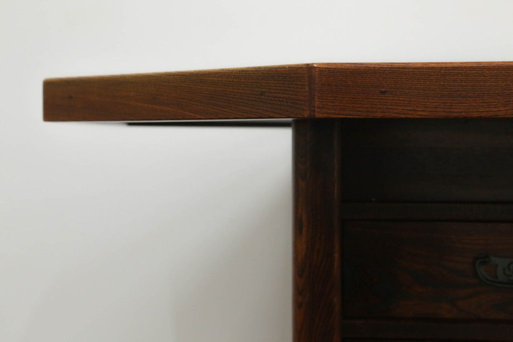 中古 美品 秋田川連漆器 栓材 漆塗り キャスター付きが便利な八角テーブル 定価約80万円相当 (R-074101)