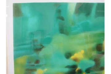 真作　証明書付き　オリジナル版画作品　アルフレッド デフォッセ(Alfred Defossez)　シャトー・ブラン　91/125(デフォセ、Promenade by the castle、ビジョン ヌーベル(VISION NOUVELLE)社、絵画、額装)(R-074104)