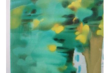 真作　証明書付き　オリジナル版画作品　アルフレッド デフォッセ(Alfred Defossez)　シャトー・ブラン　91/125(デフォセ、Promenade by the castle、ビジョン ヌーベル(VISION NOUVELLE)社、絵画、額装)(R-074104)