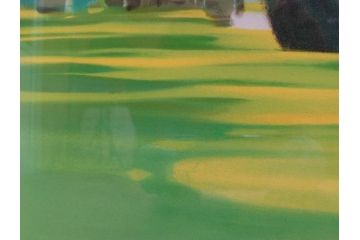 真作　証明書付き　オリジナル版画作品　アルフレッド デフォッセ(Alfred Defossez)　シャトー・ブラン　91/125(デフォセ、Promenade by the castle、ビジョン ヌーベル(VISION NOUVELLE)社、絵画、額装)(R-074104)
