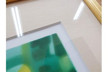 真作　証明書付き　オリジナル版画作品　アルフレッド デフォッセ(Alfred Defossez)　シャトー・ブラン　91/125(デフォセ、Promenade by the castle、ビジョン ヌーベル(VISION NOUVELLE)社、絵画、額装)(R-074104)