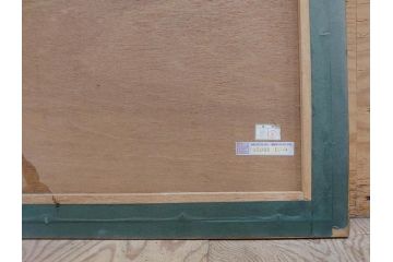 真作　証明書付き　オリジナル版画作品　アルフレッド デフォッセ(Alfred Defossez)　シャトー・ブラン　91/125(デフォセ、Promenade by the castle、ビジョン ヌーベル(VISION NOUVELLE)社、絵画、額装)(R-074104)