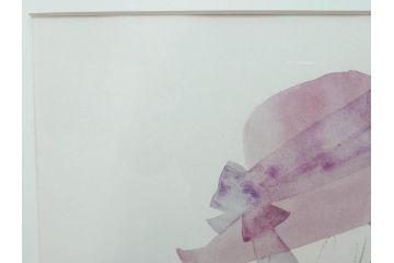真作　いわさきちひろ　ぶどうを持つ少女　ちひろ美術館公認印　300/500　リトグラフ(石版画、額装、箱付き)(R-074105)