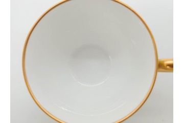 オールド大倉　大倉陶園(OKURA、OAC)　色蒔き　優しい色合いが素敵なデミタスカップ&ソーサー3客セット(洋食器、C&S)(R-074106)