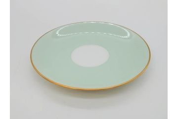オールド大倉　大倉陶園(OKURA、OAC)　色蒔き　優しい色合いが素敵なデミタスカップ&ソーサー3客セット(洋食器、C&S)(R-074106)