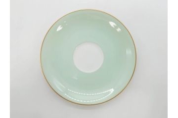 オールド大倉　大倉陶園(OKURA、OAC)　色蒔き　優しい色合いが素敵なデミタスカップ&ソーサー3客セット(洋食器、C&S)(R-074106)