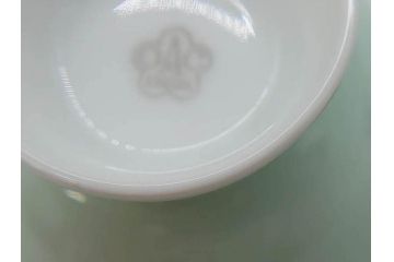 オールド大倉　大倉陶園(OKURA、OAC)　色蒔き　優しい色合いが素敵なデミタスカップ&ソーサー4客セット(洋食器、C&S)(R-074107)
