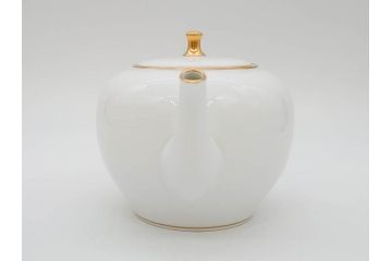 オールド大倉　大倉陶園(OKURA、OAC)　ゴールドライン　シンプルなデザインながらも気品漂うティーポット(洋食器)(R-074108)